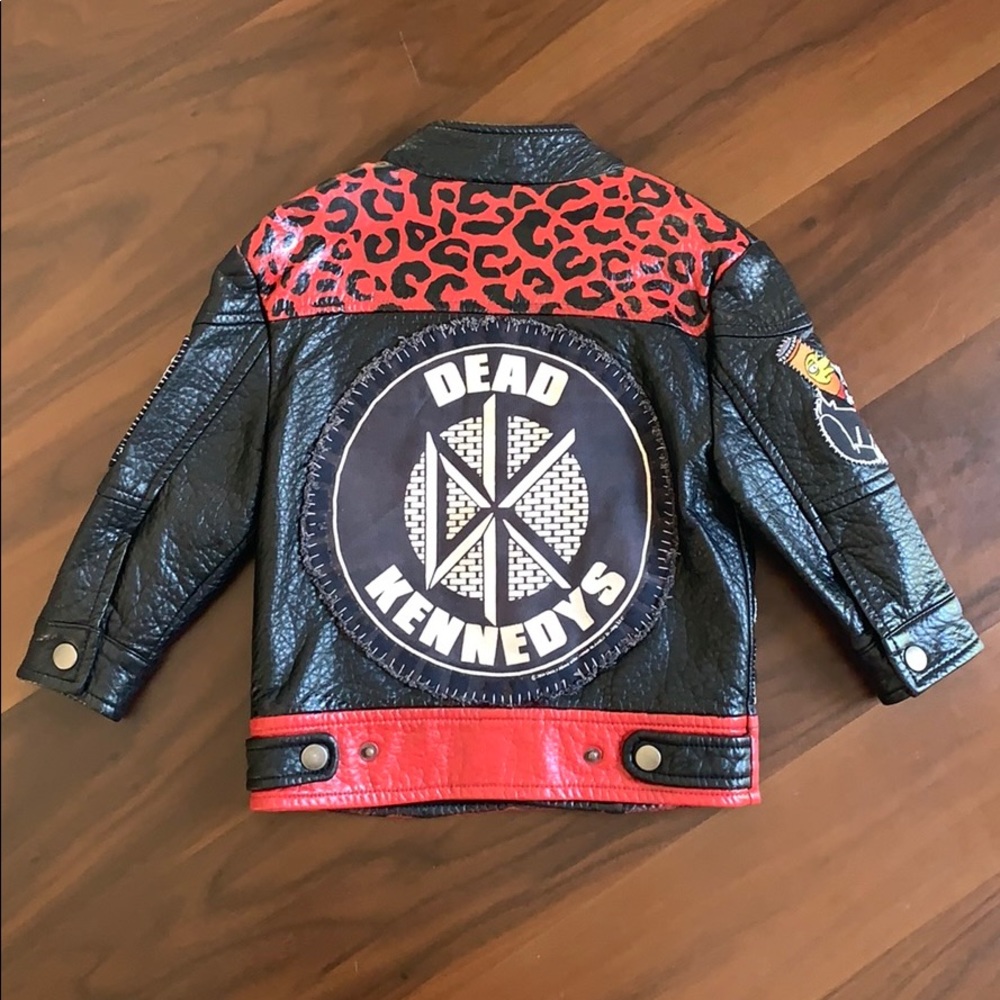 DIY Kids Punk “Leather” Jacket ❤️ Dead Kennedy’s